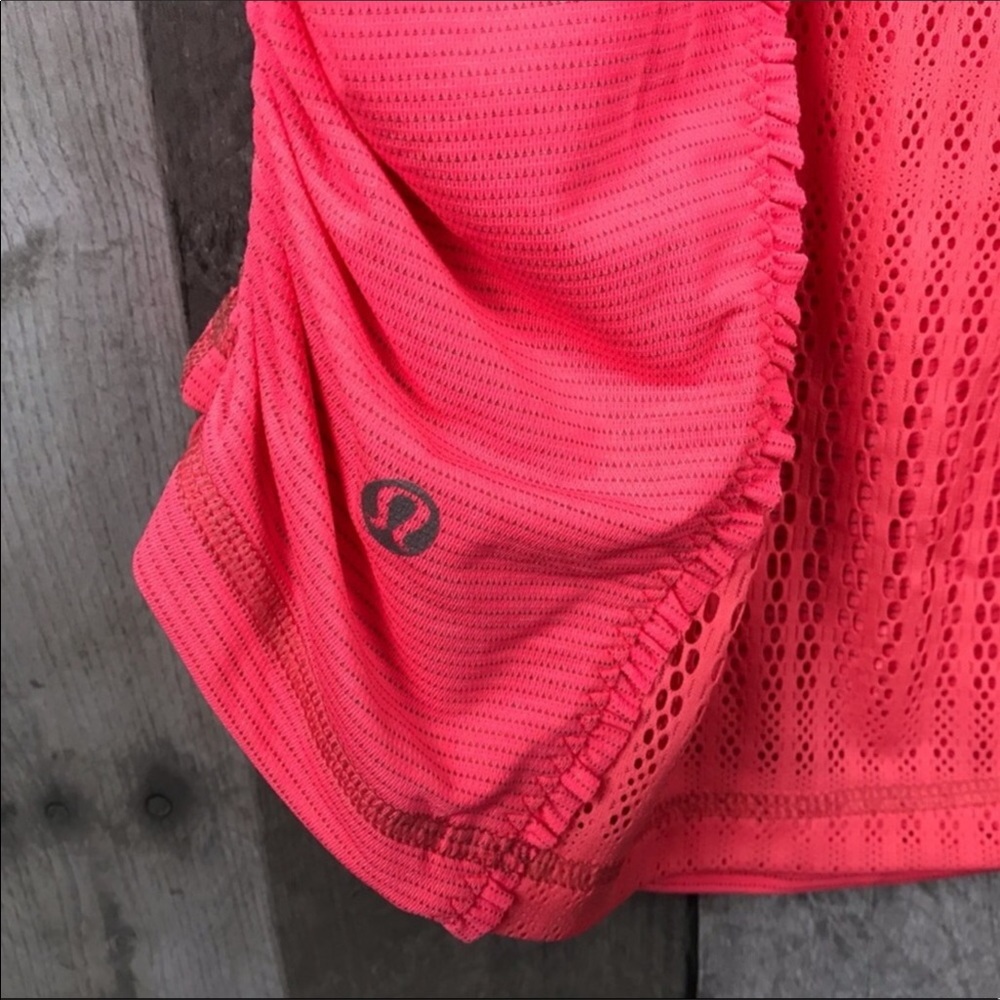 Lululemon Run-Tie & Fly Tank Flashlight Pink Sz 2 - Picture 4 of 7